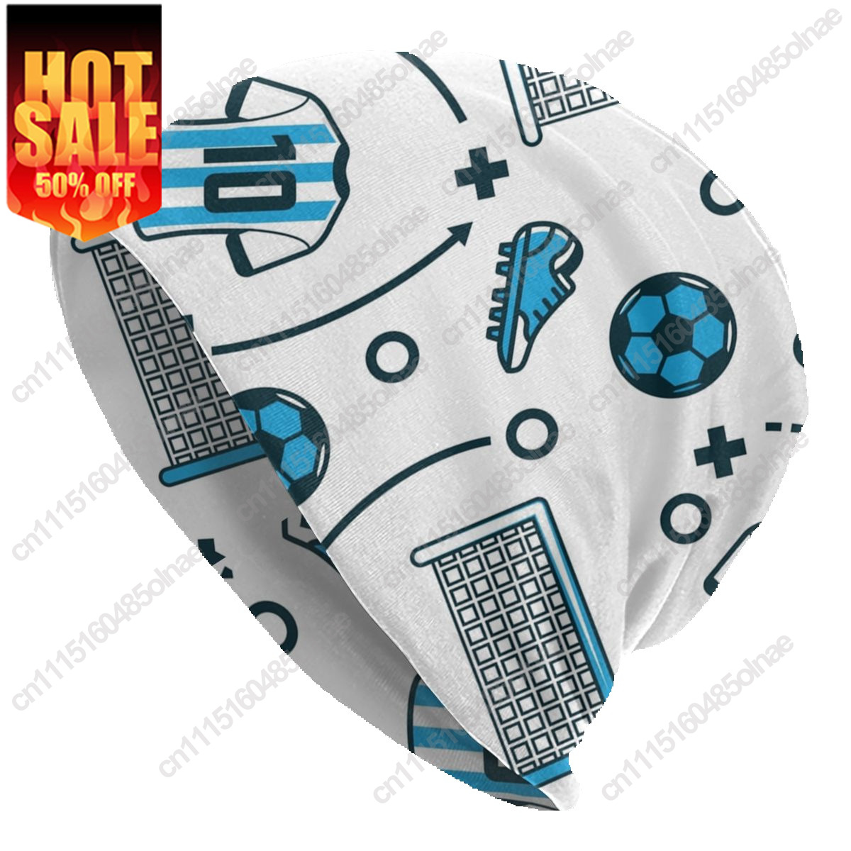 Men'S Fashion With Hat - Custom Football Soccer Bonnet Beanie Knit
