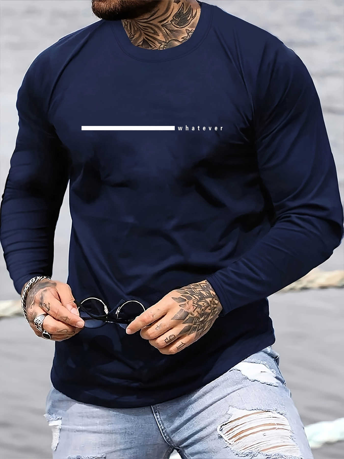 100% Pure Cotton Men's Long Sl - огляд і ціна Men'S Fashion T Shirts