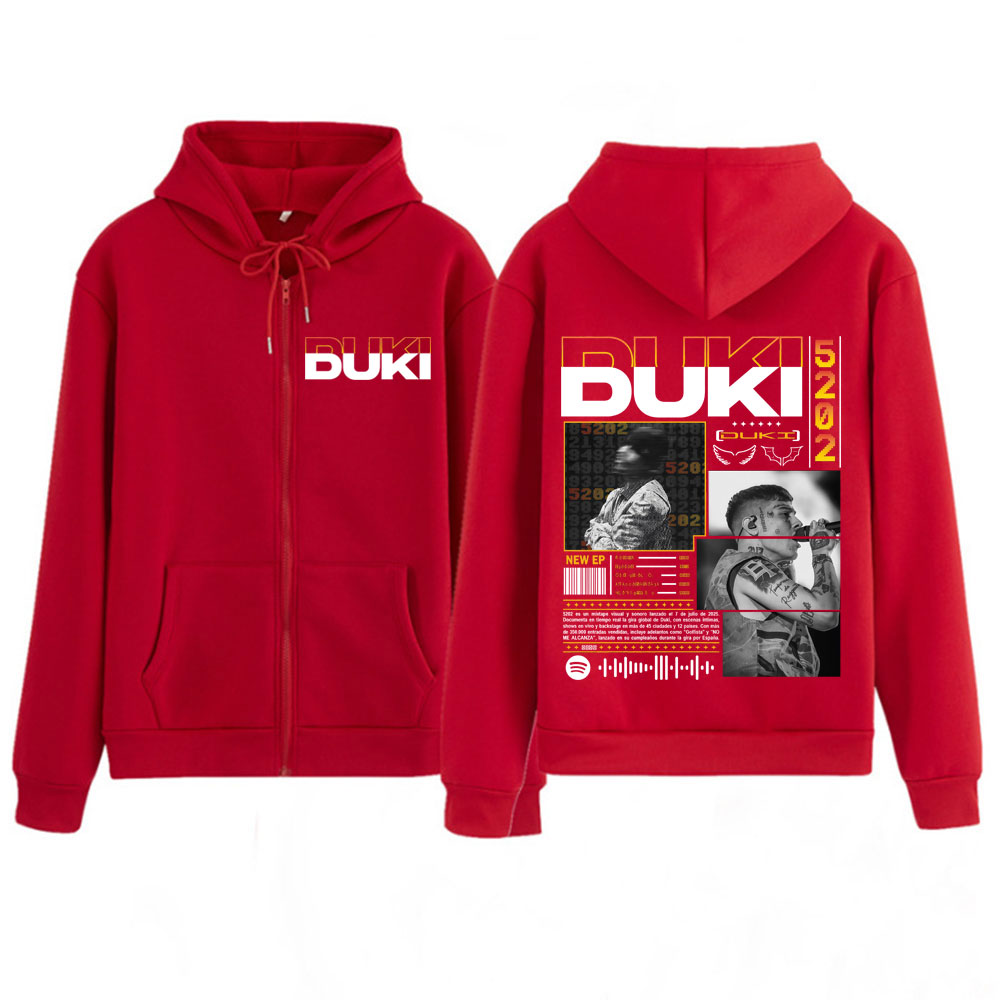 Rapper Duki Duki 5202 MIXTAPE  - огляд і ціна Mens Fashion Zip Up Hoodies