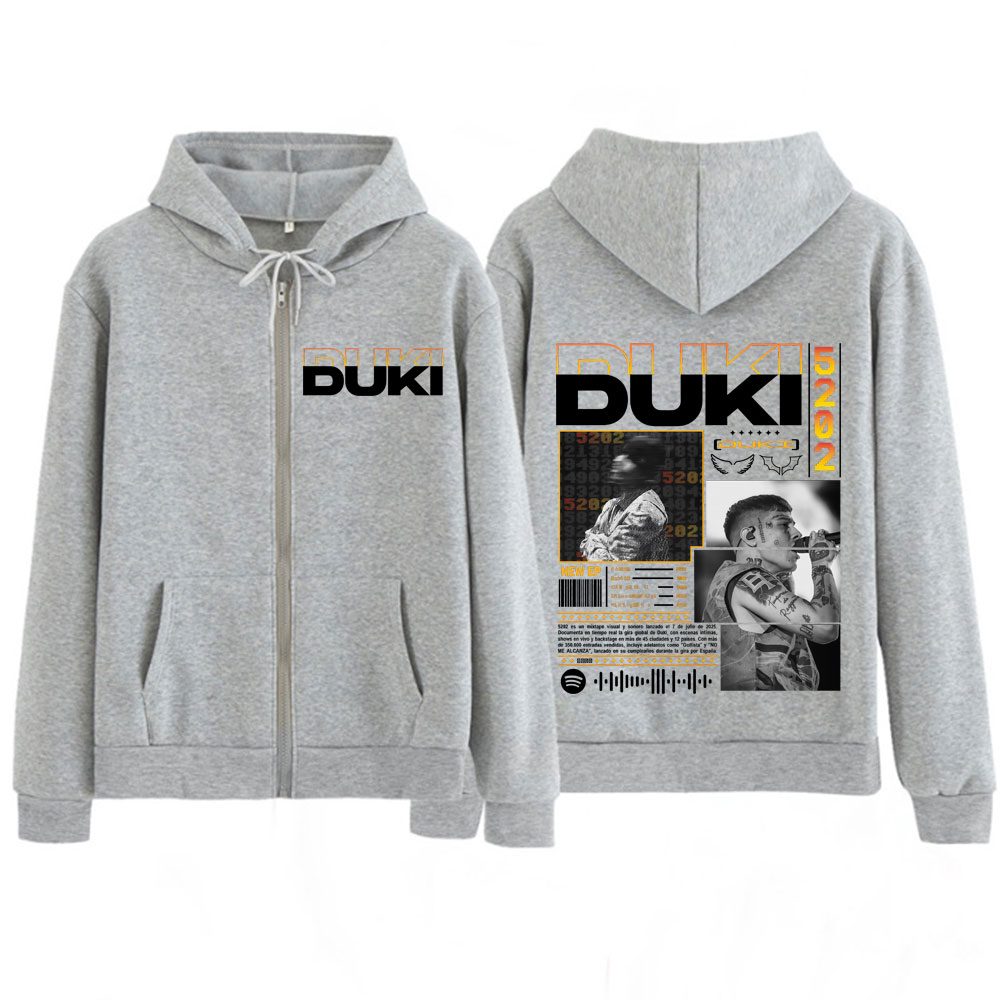 Rapper Duki Duki 5202 MIXTAPE  - огляд і ціна Mens Fashion Zip Up Hoodies