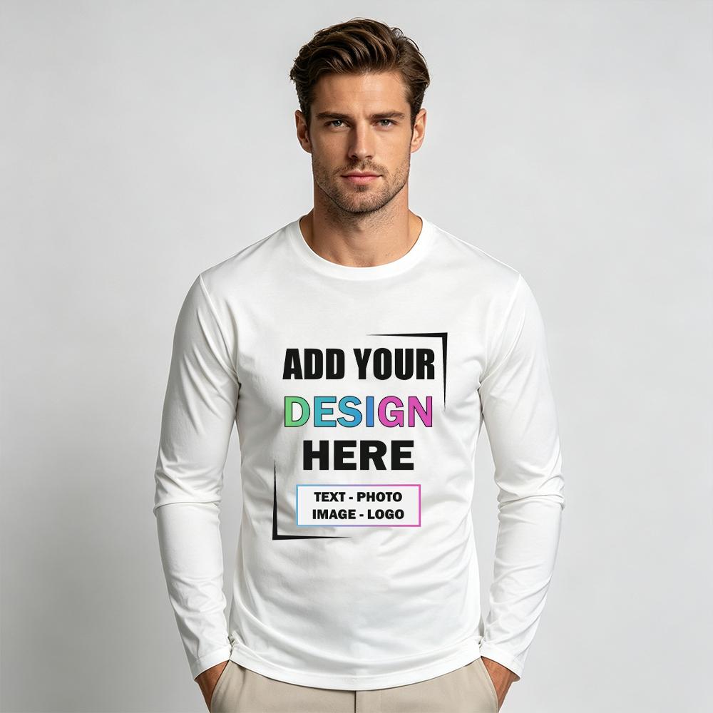 DIY Customized Logo Photo T-sh - огляд і ціна Men'S Fashion T Shirts