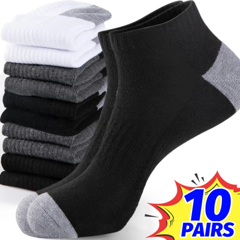 1-10Pairs Breathable Mens Summ - огляд і ціна Socks Ankle Men