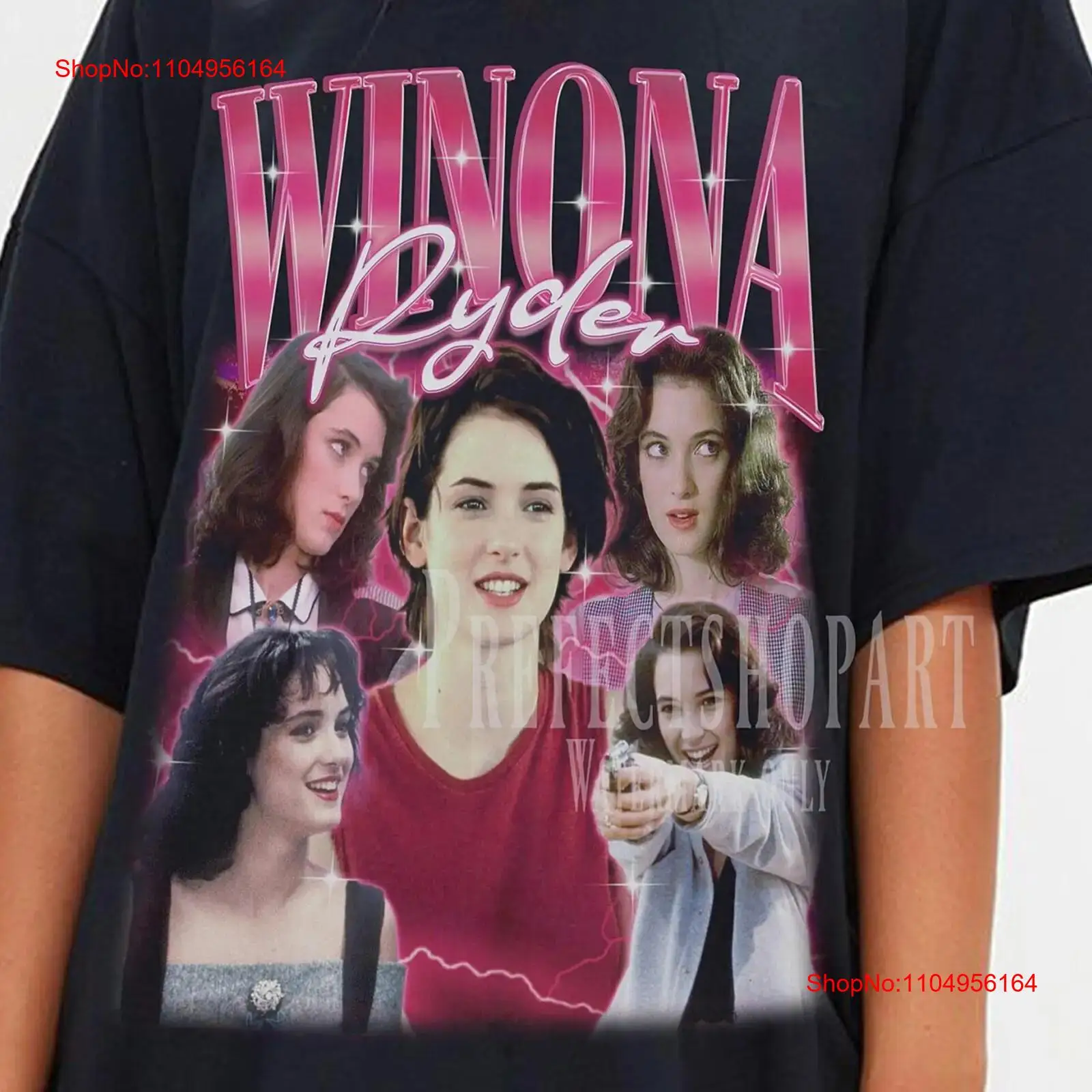 Winona Ryder T Shirt Merch Fan - огляд і ціна Poster Men Fashion
